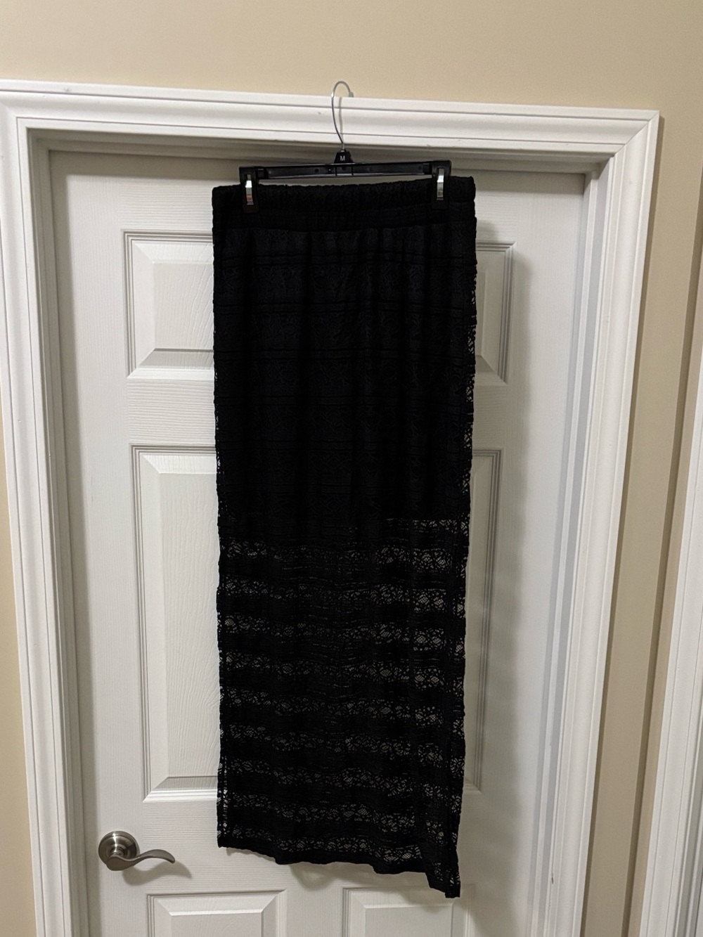 No Boundaries Romantic Black Lace Whimsigoth Maxi Skirt
